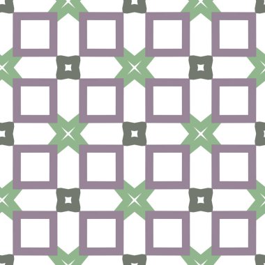 Geometrik şekilli kusursuz desen vektör çizimi