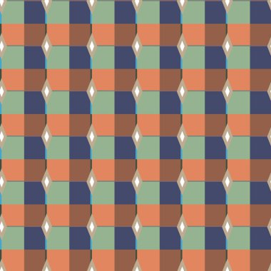 Geometrik şekilli kusursuz desen çizimi