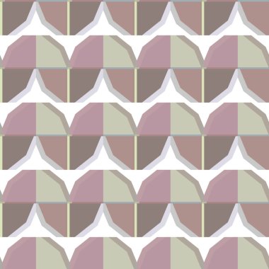 Geometrik şekilli kusursuz desen vektör çizimi