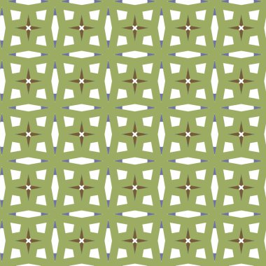 Geometrik şekilli kusursuz desen vektör çizimi