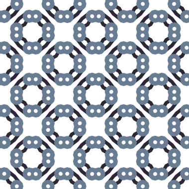 Geometrik şekilli kusursuz desen vektör çizimi