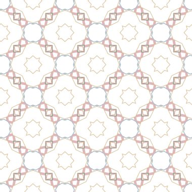 Geometrik şekilli kusursuz desen çizimi