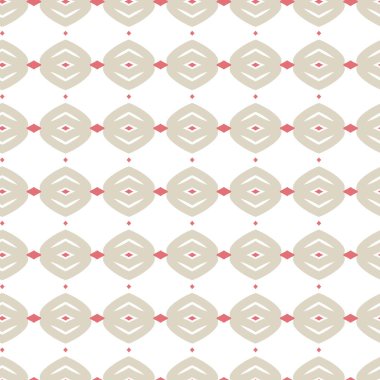 Geometrik şekilli kusursuz desen vektör çizimi