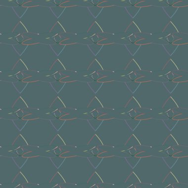 Geometrik şekilli kusursuz desen çizimi