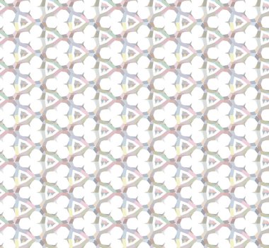 Geometrik şekilli kusursuz desen vektör çizimi