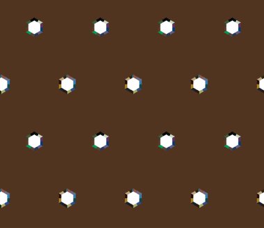 Geometrik şekilli kusursuz desen çizimi