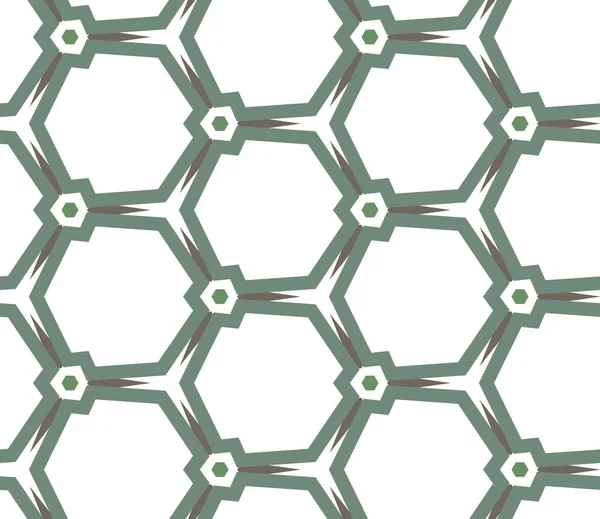 Nahtlose Muster Mit Geometrischen Formen Vektorillustration — Stockvektor