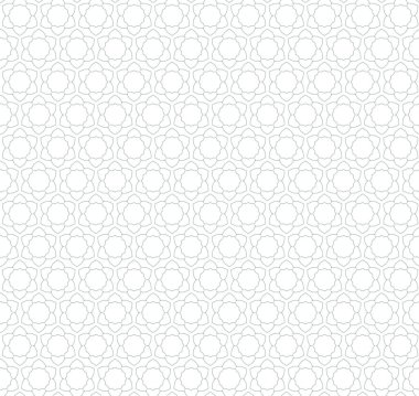 Geometrik şekilli kusursuz desen vektör çizimi