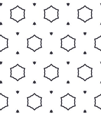 Geometrik şekilli kusursuz desen vektör çizimi