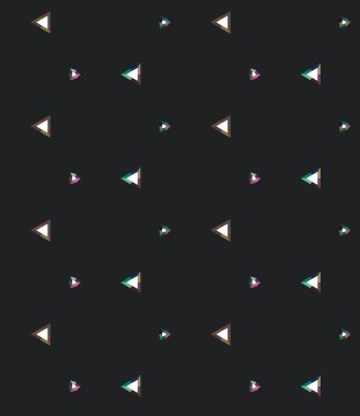 Geometrik şekilli kusursuz desen vektör çizimi