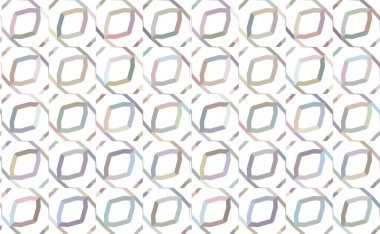 Geometrik şekilli kusursuz desen vektör çizimi