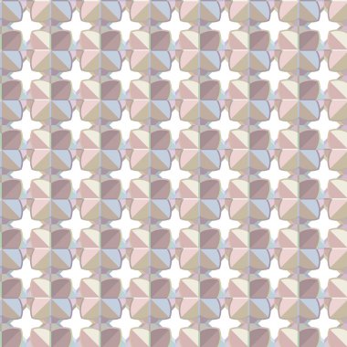 Geometrik şekilli kusursuz desen vektör çizimi