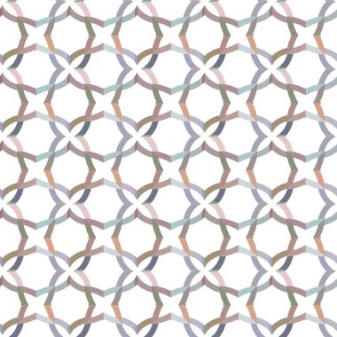 Geometrik şekilli kusursuz desen vektör çizimi