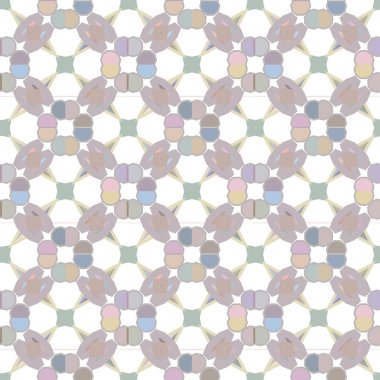 Geometrik şekilli kusursuz desen çizimi
