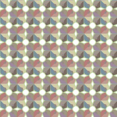 Geometrik şekilli kusursuz desen çizimi