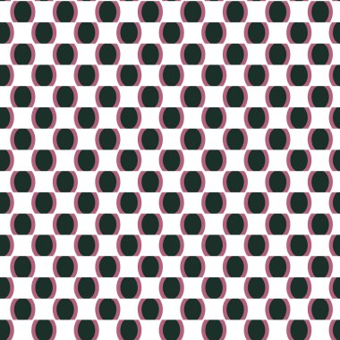 Geometrik şekilli kusursuz desen çizimi