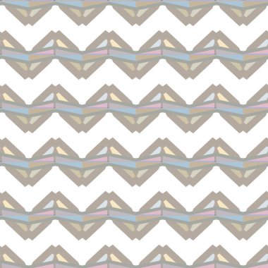 Geometrik şekilli kusursuz desen vektör çizimi