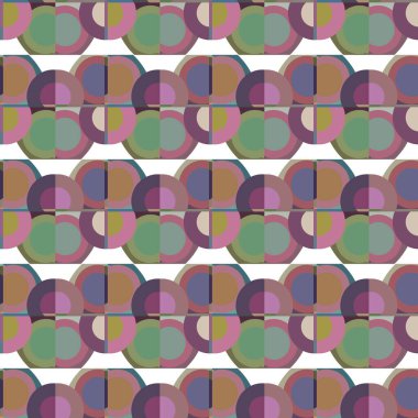 Geometrik şekilli kusursuz desen vektör çizimi