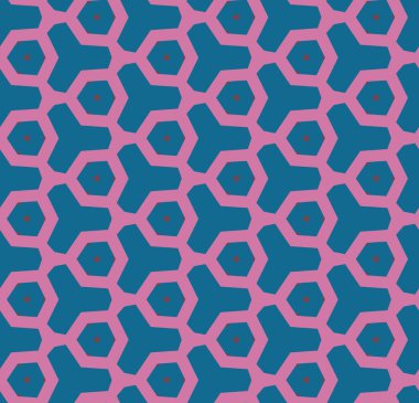 Geometrik şekilli kusursuz desen vektör çizimi