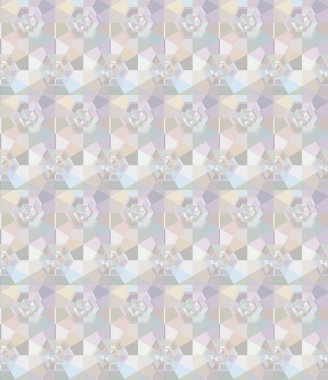 Geometrik şekilli kusursuz desen vektör çizimi