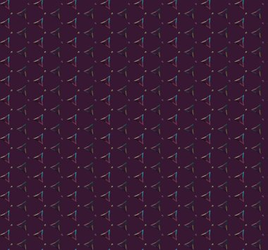 Geometrik şekilli kusursuz desen vektör çizimi