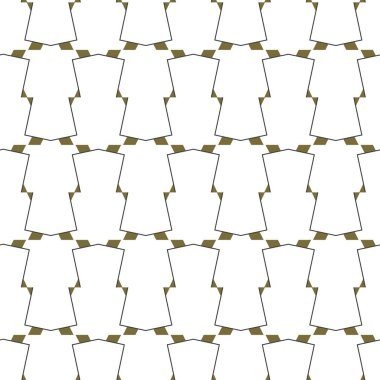Geometrik şekilli kusursuz desen vektör çizimi