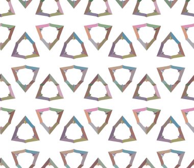 Geometrik şekilli kusursuz desen çizimi