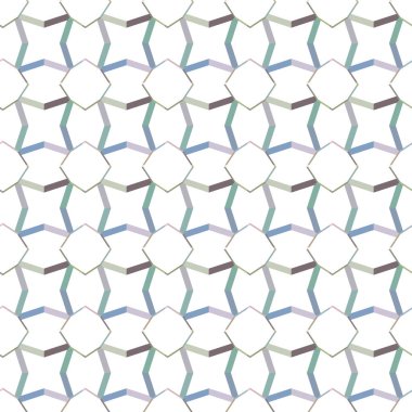 Geometrik şekilli kusursuz desen vektör çizimi