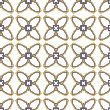 Geometrik şekilli kusursuz desen vektör çizimi