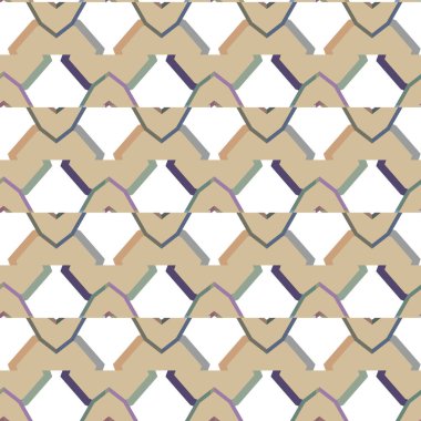 Geometrik şekilli kusursuz desen çizimi