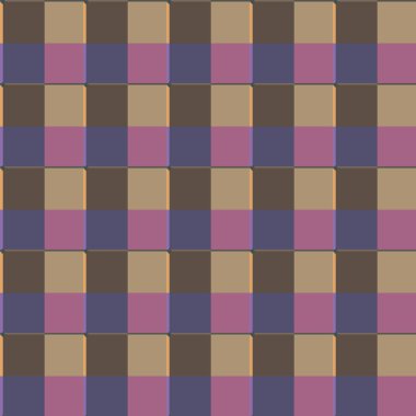 Geometrik şekilli kusursuz desen çizimi