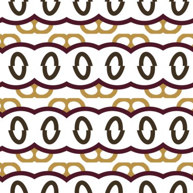 Geometrik şekilli kusursuz desen vektör çizimi