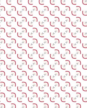 Geometrik şekilli kusursuz desen çizimi