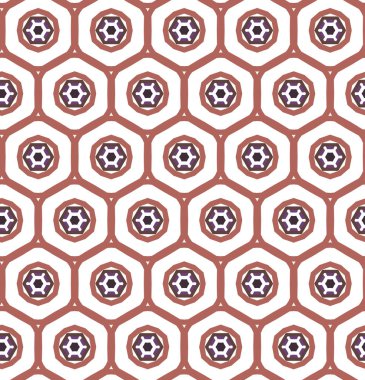 Geometrik şekilli kusursuz desen vektör çizimi