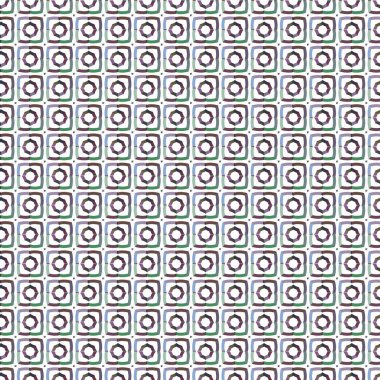 Geometrik şekilli kusursuz desen vektör çizimi