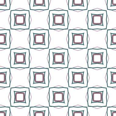 Geometrik şekilli kusursuz desen vektör çizimi