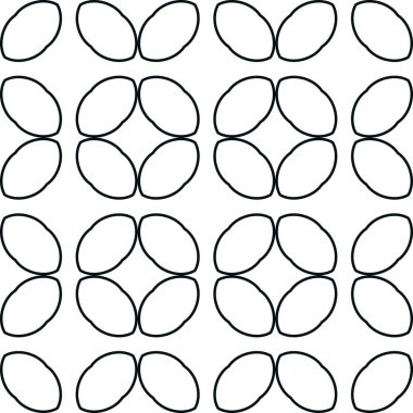 Geometrik şekilli kusursuz desen çizimi