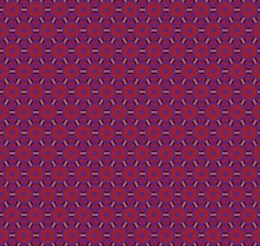 Geometrik şekilli kusursuz desen çizimi