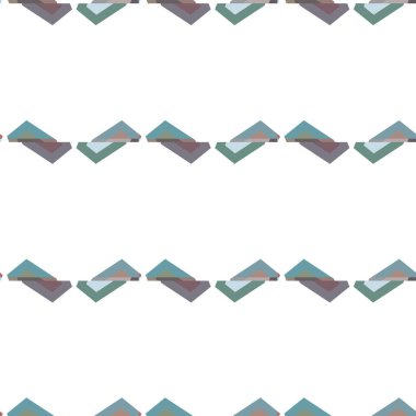 Geometrik şekilli kusursuz desen çizimi