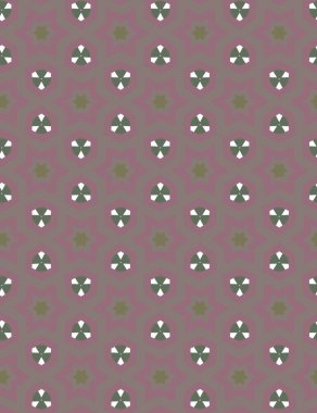 Geometrik şekilli kusursuz desen vektör çizimi