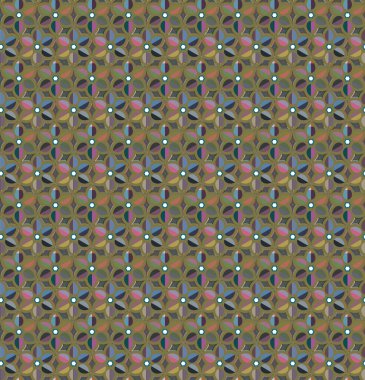 Geometrik şekilli kusursuz desen çizimi