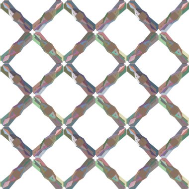 Geometrik şekilli kusursuz desen vektör çizimi