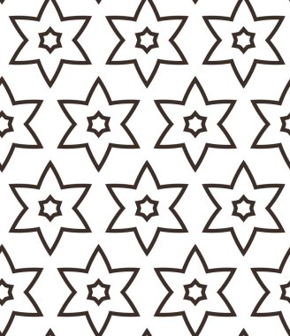 Geometrik şekilli kusursuz desen çizimi