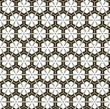 Geometrik şekilli kusursuz desen vektör çizimi