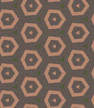 Geometrik şekilli kusursuz desen çizimi