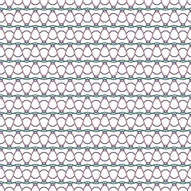 Geometrik şekilli kusursuz desen çizimi