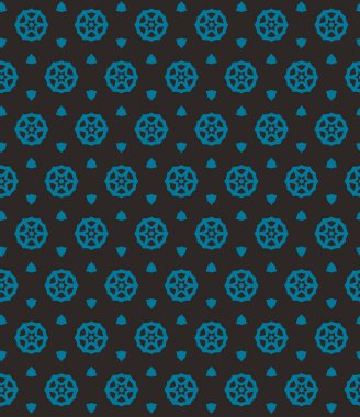 Geometrik şekilli kusursuz desen vektör çizimi