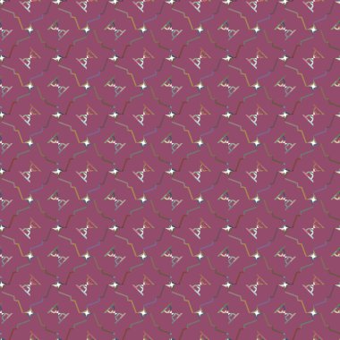 Geometrik şekilli kusursuz desen çizimi