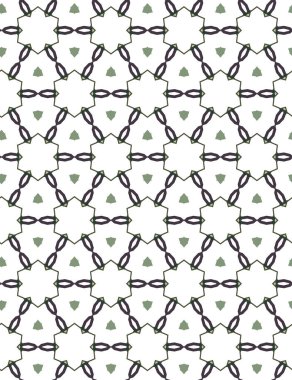 Geometrik şekilli kusursuz desen vektör çizimi