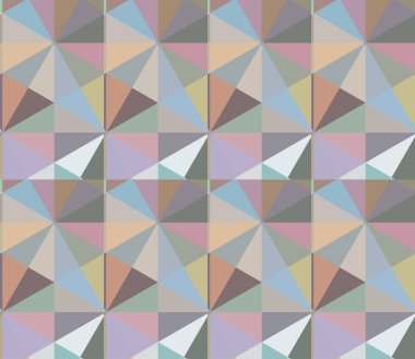Geometrik şekilli kusursuz desen vektör çizimi